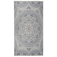 Thumbnail for Outdoor-Teppich Flachgewebe 80x150 cm Blaues Muster