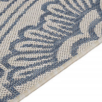 Thumbnail for Outdoor-Teppich Flachgewebe 120x170 cm Blaues Muster