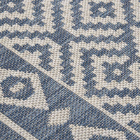 Thumbnail for Outdoor-Teppich Flachgewebe 80x150 cm Blau Gestreift