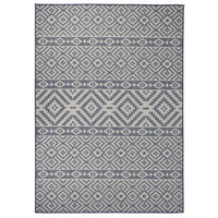 Thumbnail for Outdoor-Teppich Flachgewebe 120x170 cm Blau Gestreift