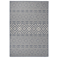Thumbnail for Outdoor-Teppich Flachgewebe 160x230 cm Blau Gestreift