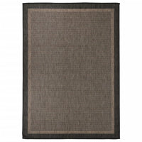 Thumbnail for Outdoor-Teppich Flachgewebe 120x170 cm Dunkelbraun