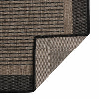 Thumbnail for Outdoor-Teppich Flachgewebe 120x170 cm Dunkelbraun