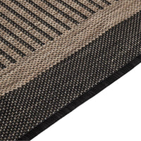 Thumbnail for Outdoor-Teppich Flachgewebe 120x170 cm Dunkelbraun