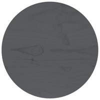 Thumbnail for Tischplatte Grau Ø30x2,5 cm Massivholz Kiefer
