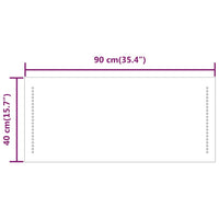 Thumbnail for LED-Badspiegel 90x40 cm