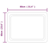 Thumbnail for LED-Badspiegel 80x60 cm