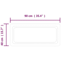 Thumbnail for LED-Badspiegel 90x40 cm