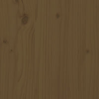 Thumbnail for Massivholzbett Kiefer 135x190 cm Honigbraun