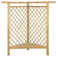 Thumbnail for Eckpergola mit Bank 166x81x174 cm Kiefernholz Imprägniert