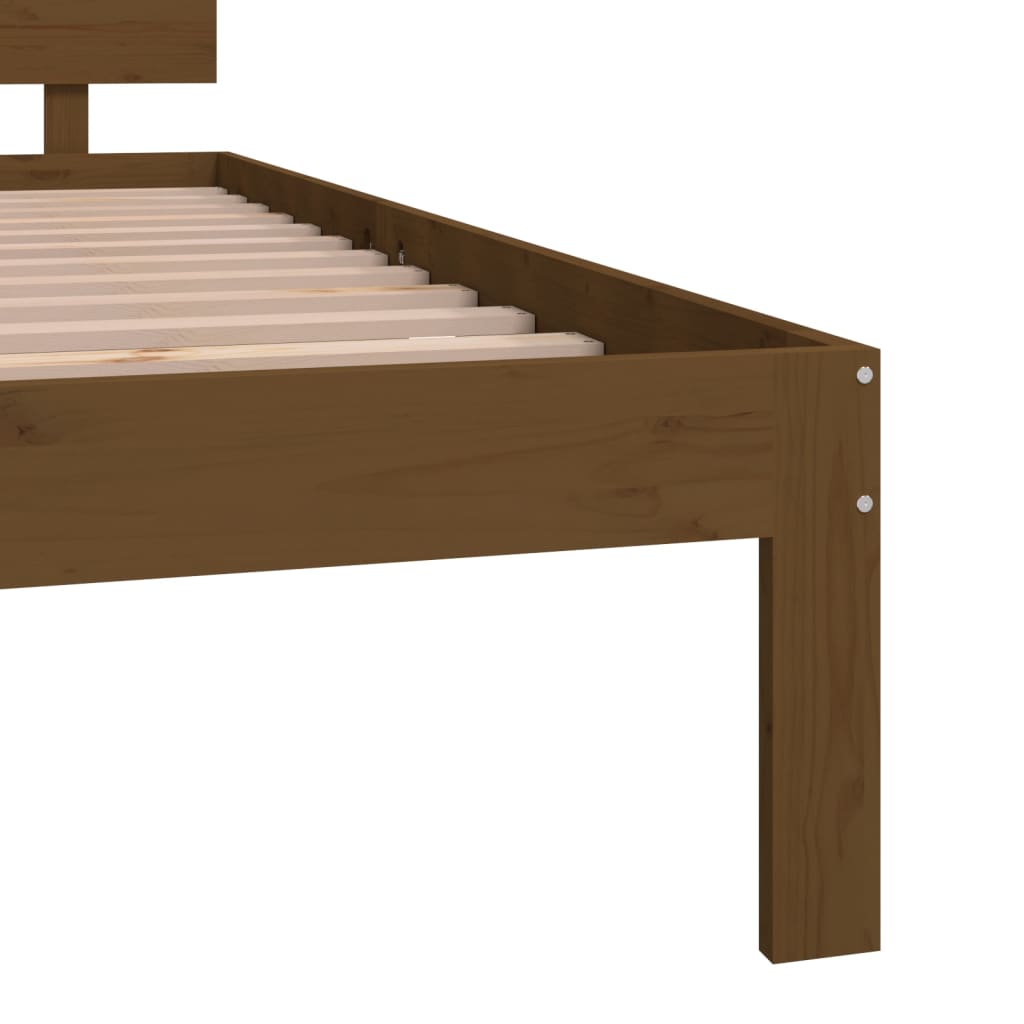 Massivholzbett Honigbraun 180x200 cm 6FT Super King