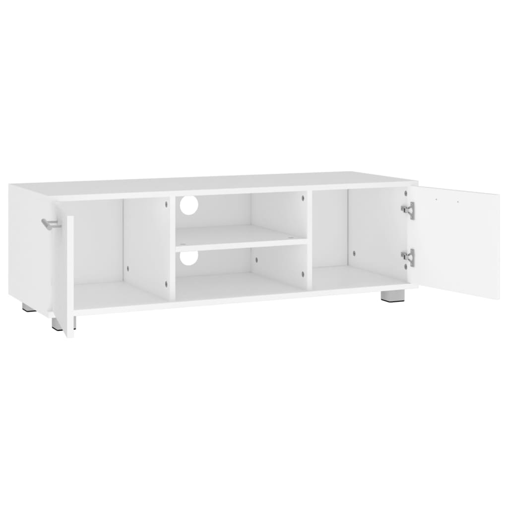 TV-Schrank Weiß 110x40x35 cm Holzwerkstoff