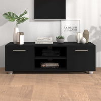 Thumbnail for TV-Schrank Schwarz 110x40x35 cm Holzwerkstoff
