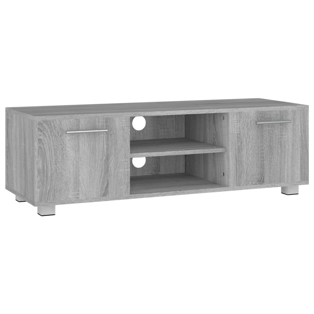 TV-Schrank Grau Sonoma 110x40x35 cm Holzwerkstoff