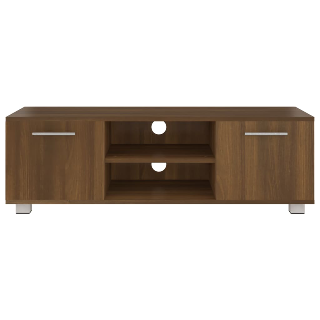 TV-Schrank Braun Eichen-Optik 110x40x35 cm Holzwerkstoff