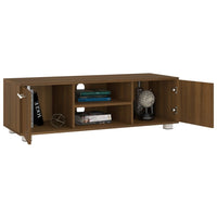 Thumbnail for TV-Schrank Braun Eichen-Optik 110x40x35 cm Holzwerkstoff