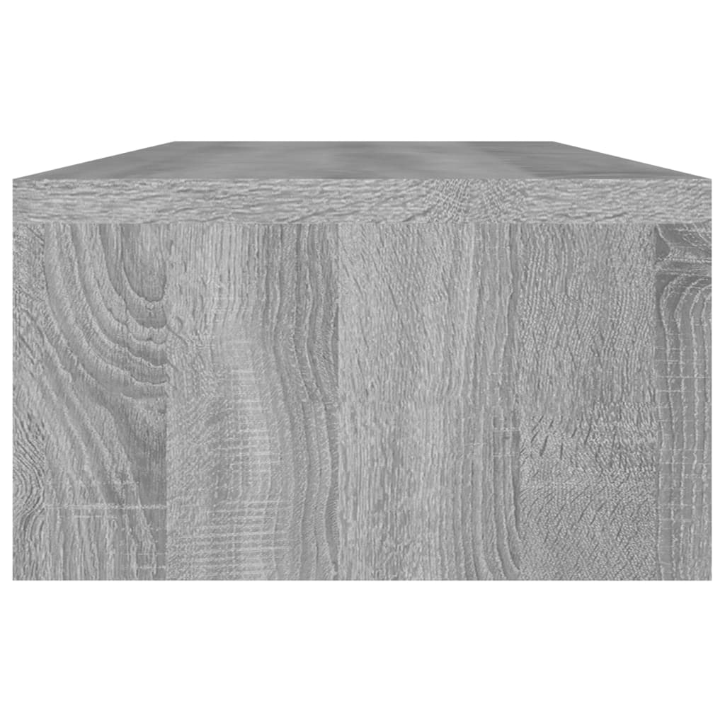 Monitorständer Grau Sonoma 60x23,5x12 cm Holzwerkstoff