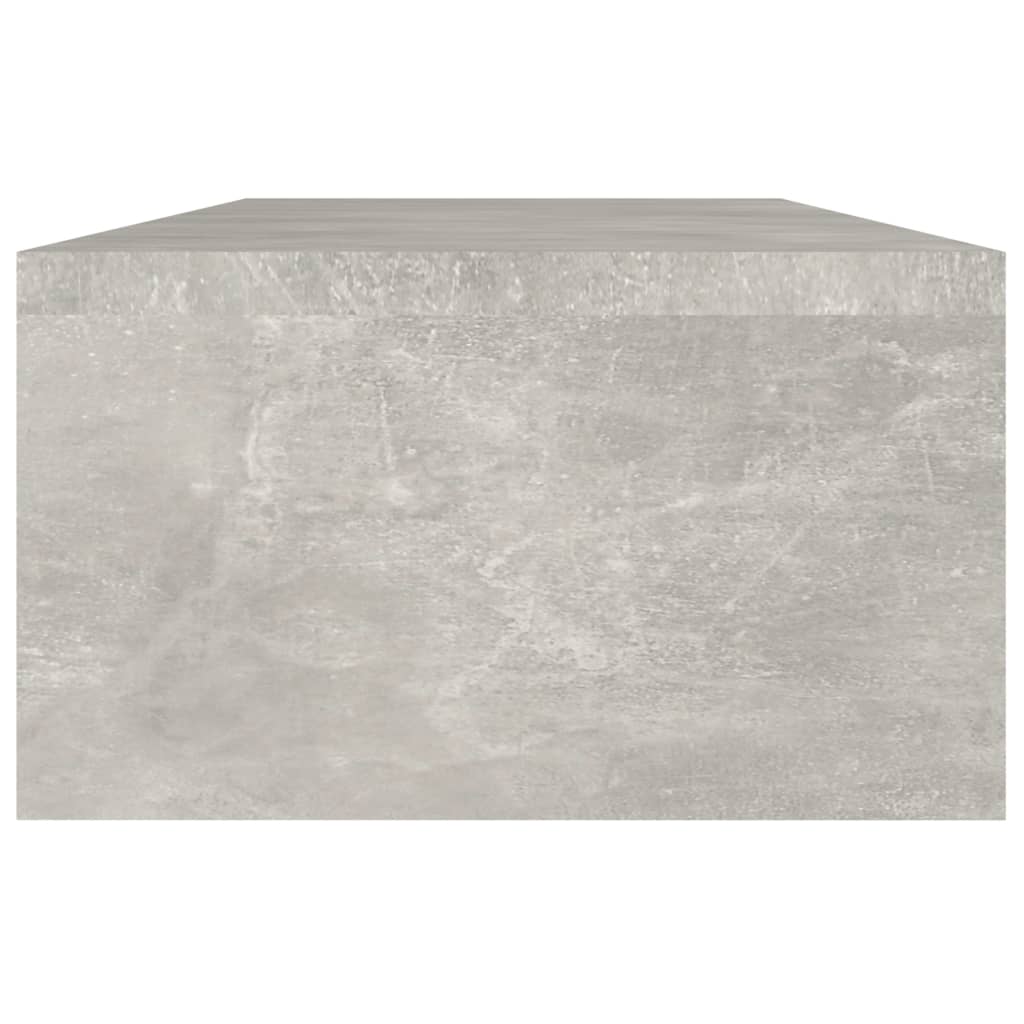 Monitorständer Betongrau 60x23,5x12 cm Holzwerkstoff