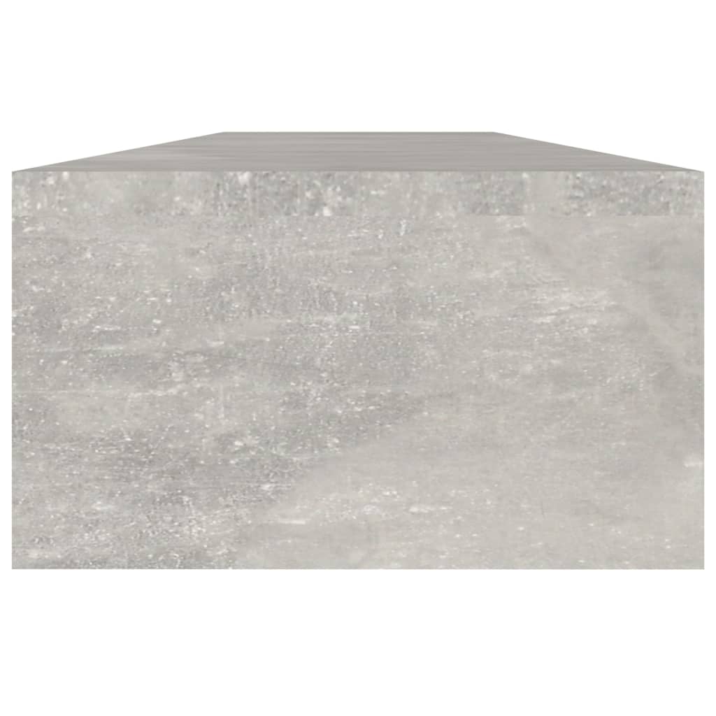 Monitorständer Betongrau 110x23,5x9 cm Holzwerkstoff