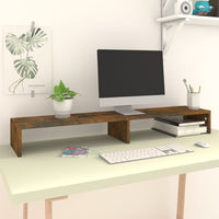 Thumbnail for Monitorständer Räuchereiche 110x23,5x9 cm Holzwerkstoff