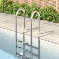 Thumbnail for Pool-Leiter 54x38x158 cm Edelstahl 304