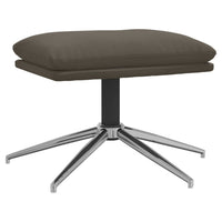 Thumbnail for Relaxsessel mit Hocker Dunkelgrau Wildleder-Optik