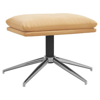 Thumbnail for Relaxsessel mit Hocker Cremeweiß Wildleder-Optik