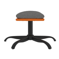 Thumbnail for Relaxsessel mit Hocker Hellgrau Stoff