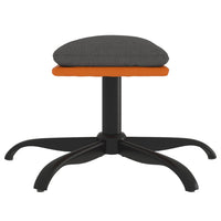 Thumbnail for Relaxsessel mit Hocker Dunkelgrau Stoff