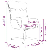 Thumbnail for Relaxsessel mit Fußhocker Anthrazit-Grau Kunstleder