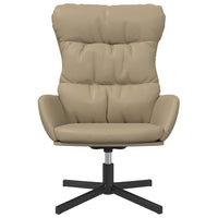 Thumbnail for Relaxsessel mit Fußhocker Cappuccino-Braun Kunstleder