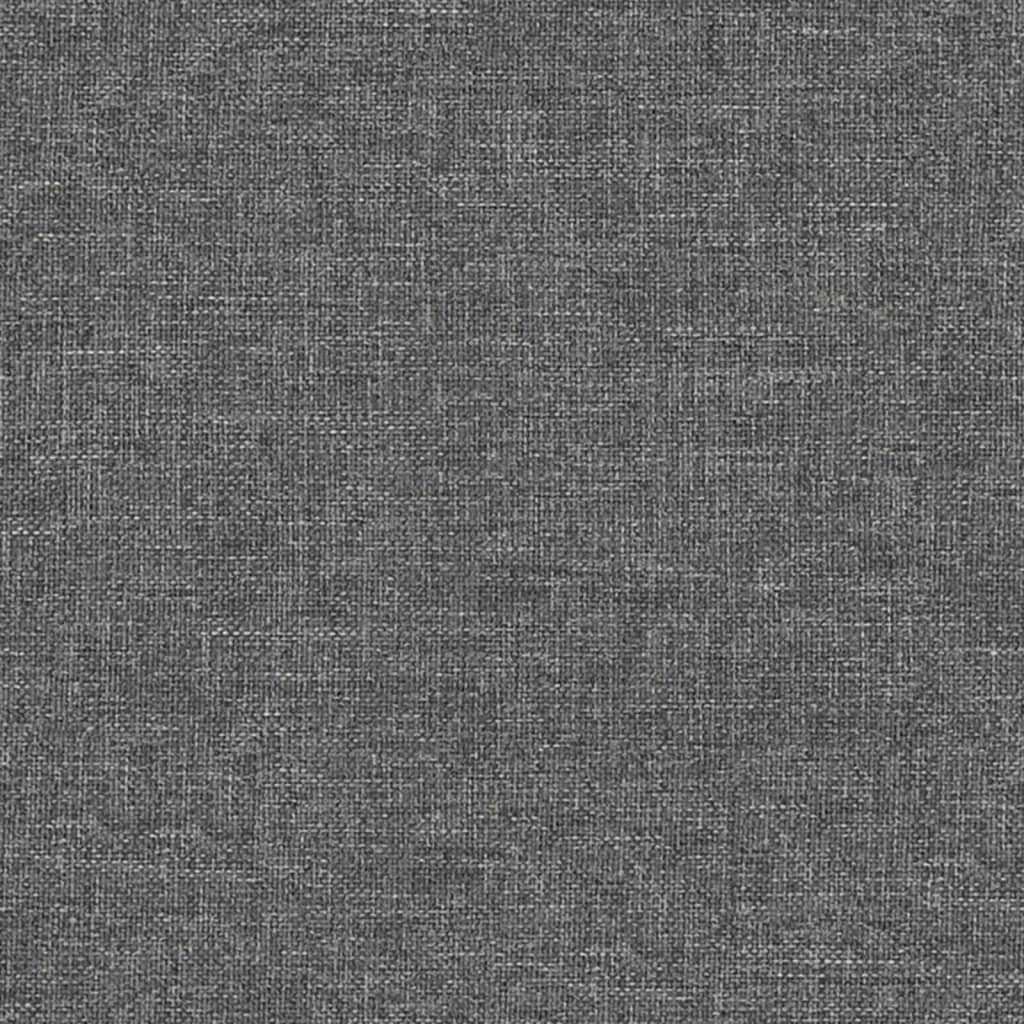 Relaxsessel mit Hocker Hellgrau Stoff