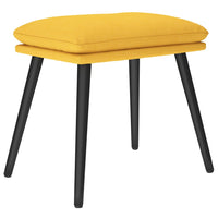 Thumbnail for Relaxsessel mit Hocker Senfgelb Stoff