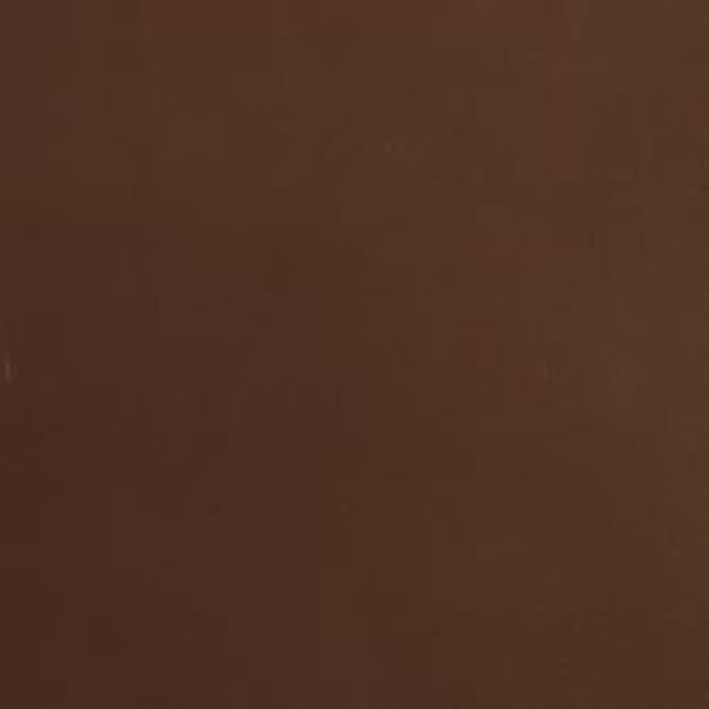 Relaxsessel mit Hocker Glänzend Braun Kunstleder