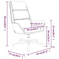 Thumbnail for Relaxsessel mit Hocker Rosa Samt