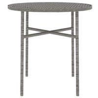 Thumbnail for 3-tlg. Garten-Essgruppe Poly Rattan Grau