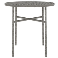 Thumbnail for 3-tlg. Garten-Essgruppe Poly Rattan Grau