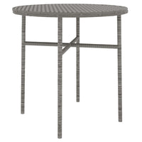 Thumbnail for 3-tlg. Garten-Essgruppe Poly Rattan Anthrazit