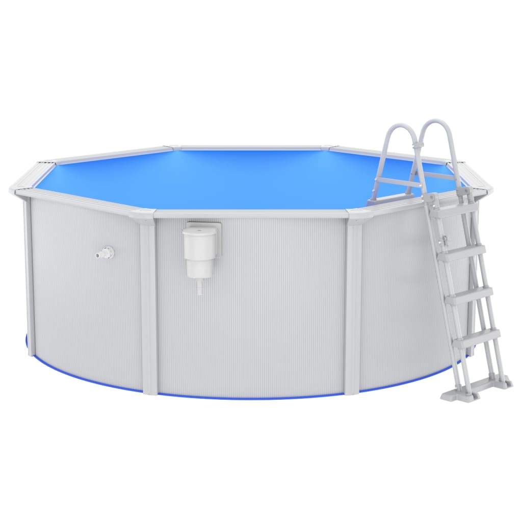 Pool mit Sicherheitsleiter 360x120 cm