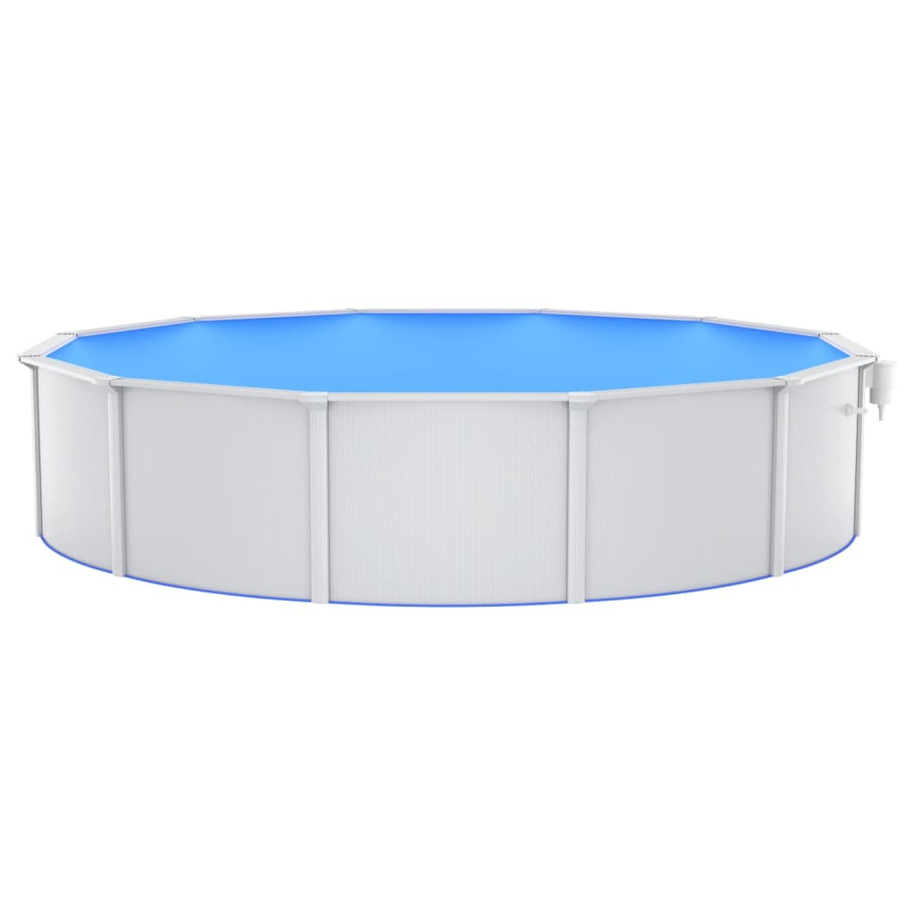 Pool mit Sicherheitsleiter 550x120 cm