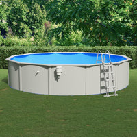 Thumbnail for Pool mit Sicherheitsleiter 550x120 cm