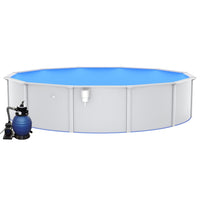 Thumbnail for Pool mit Sandfilterpumpe 550x120 cm