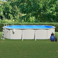 Thumbnail for Pool mit Sandfilterpumpe und Leiter 610x360x120 cm