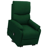 Thumbnail for Aufstehsessel Dunkelgrün Stoff