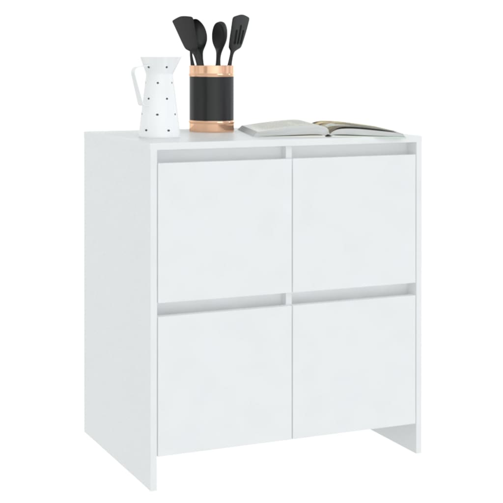 Sideboards 2 Stk. Weiß 70x41x75 cm Spanplatte