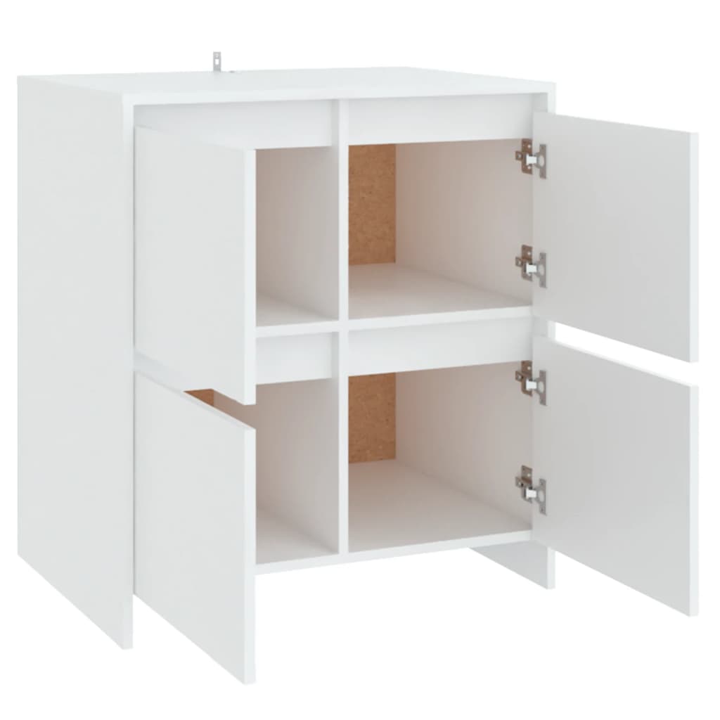 Sideboards 2 Stk. Weiß 70x41x75 cm Spanplatte