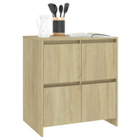 Thumbnail for Sideboards 2 Stk. Sonoma-Eiche 70x41x75 cm Spanplatte