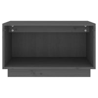 Thumbnail for TV-Schrank Grau 60x35x35 cm Massivholz Kiefer