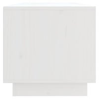Thumbnail for TV-Schrank Weiß 90x35x35 cm Massivholz Kiefer