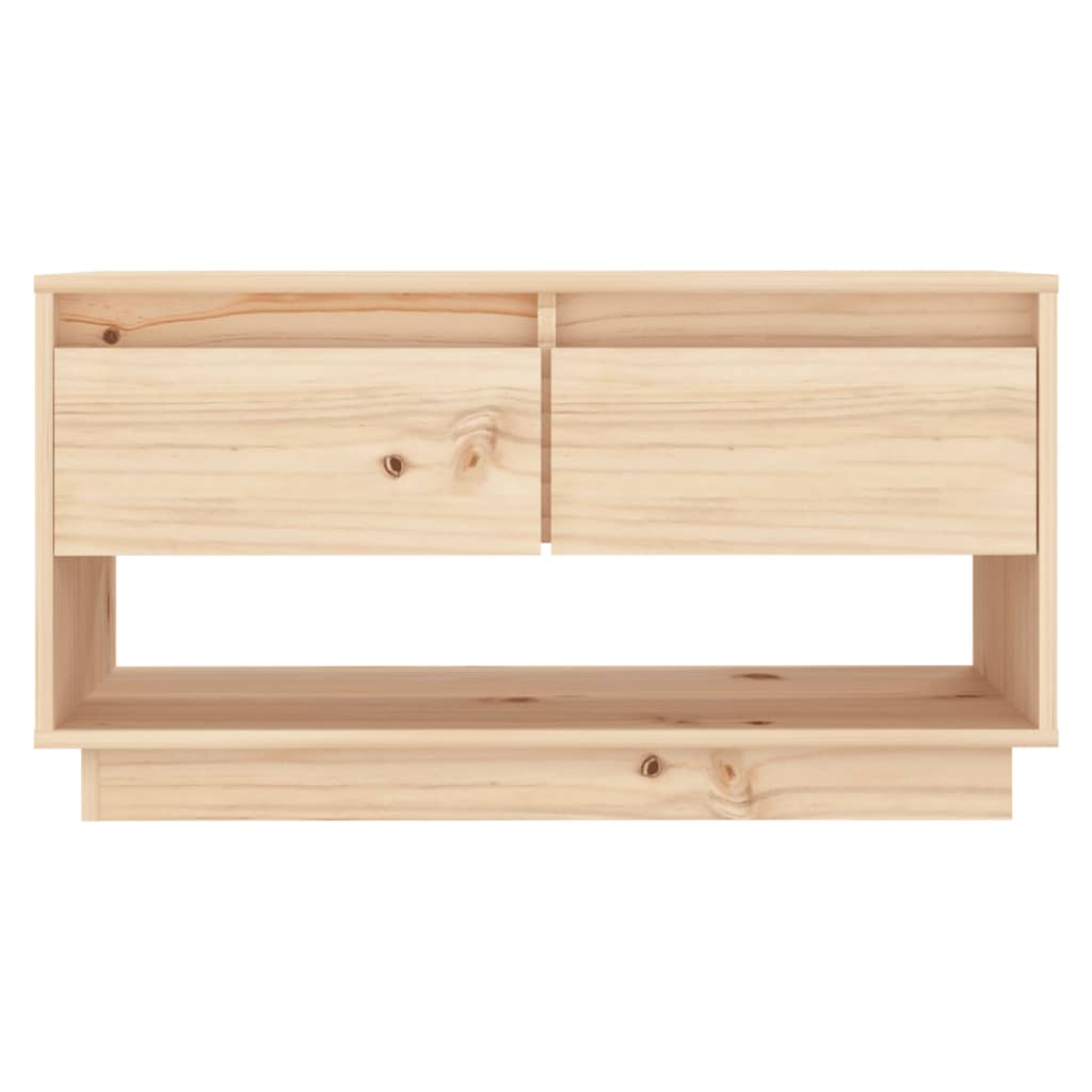 TV-Schrank 74x34x40 cm Massivholz Kiefer